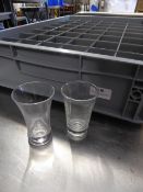 * fluted shot glass x 48