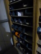 *8 Shelves of Stainless Steel and Plastics Compone