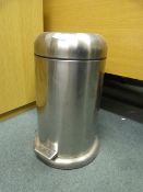 *Stainless Steel Pedal Bin