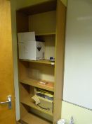 *6ft Four Shelf Unit in Light Wood Finish