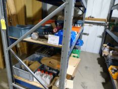 *Contents of 2 and 1/2 Shelves to Include Aluminiu