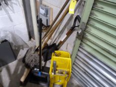 *Cleaning Equipment; Mops, Buckets, Shovels, etc.