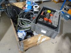 *Contents of Pallet to Include Nuts & Bolts, Armou