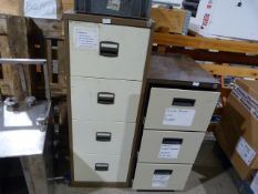 *Four Drawer Filing Filing (coffee & cream)