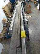 *4 Lengths of Solid Stainless Steel Bar; 2x Round,