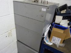 *Steel Three Drawer Filing Cabinet