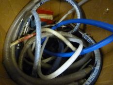 *Box and a Pallet of Plastic Tubing and Hoses (var
