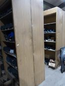 *6 Wood Effect Shutter Cabinets 2.5m tall (with shelves) - Collection by Appointment