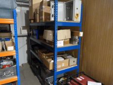 *Contents of 4 Shelves to Include Electrical Compo