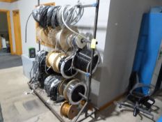 *Steel Wire Rack Containing Electricians Wire and