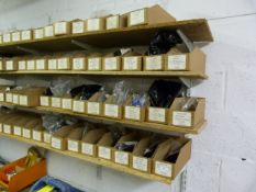 *4 Shelves of Rubber O- Rings, Seals, etc.