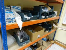 *Contents of Shelving; Boxes, Cabling, Shrink Wrap