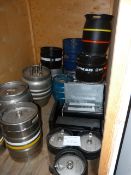 *Quantity of Test Kegs; Plastic, Stainless Steel a