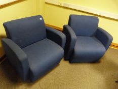*2 Blue Reception Chairs