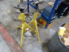 *Pair of HD Jack Adjustable V-Shaped Work Trestles