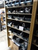 *10 Shelves of Trays Containing Stainless Componen