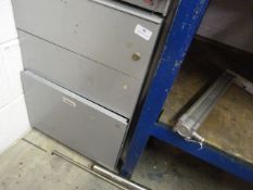 *Steel Three Drawer Filing Cabinet