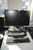 *Philips Monitor and HP Keyboard