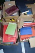 Four Boxes of Assorted Hardback Books