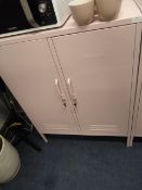 *Mustard 4ft Double Door Stationery Cabinet (pink)