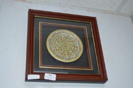 Framed Decorative Plate