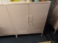 *Mustard 4ft Double Door Stationery Cabinet (pink)
