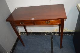 Dark Wood Hall Table