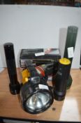 Four Torches Including a Maglite