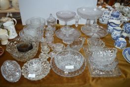 Glass Serving Dishes, Bowls, Cake Stands, etc.