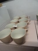 *Eight Pink Ceramic Mugs