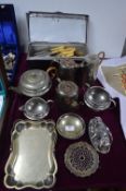 Quantity of Pewter, Plated and Vintage Cutlery