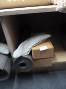 *Yoga Mat, Two Cork Bricks, and a Beanbag