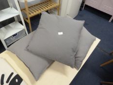*Four Grey Scatter Cushions