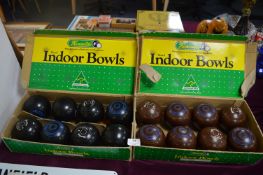 Two Boxes of Indoor Bowls