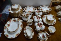 Royal Albert Old Country Roses Part Dinner Set 75p