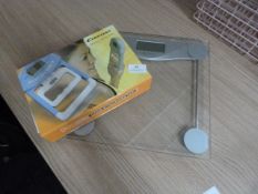 *Set of Scales and a Hand Dynamometer