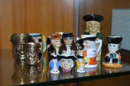 Miniature Toby Jugs, etc.