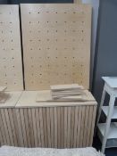 *Bespoke Handmade Contemporary Design Storage Cabinet with Board Shelving Units