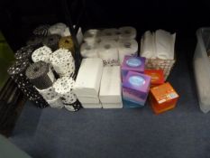 *Assorted Disposables; Toilet Paper, Hand Towels,