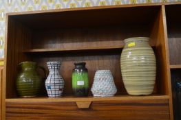 Five Retro Vases