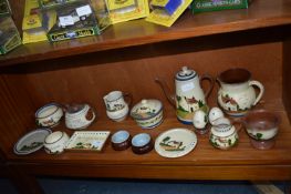 Honiton Ware Jugs, Teapots etc.