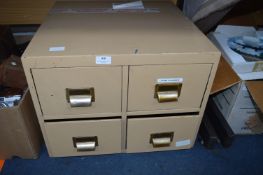 Metal Four Drawer Filing Unit