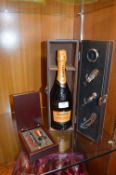 Canti Prosecco with Presentation Case and Wine Serving Accessories