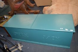 Large Painted Toy Storage Chest