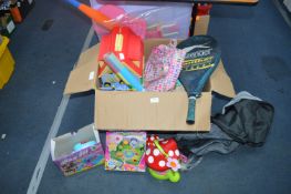 Large Quantity of Children's Toys; Small Dollhouse