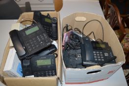 Two Boxes of Office Telephones etc.