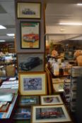 Framed Car Prints etc.