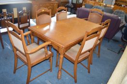 Dining Table with Four Diners and Two Carvers