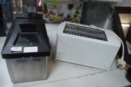 Small Fryer and a Tefal Toaster