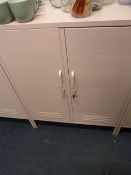 *Mustard 4ft Double Door Stationery Cabinet (pink)